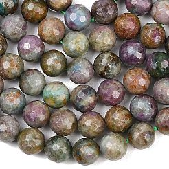 Натуральные красные корундовые бусины&nbsp;G-K405-A01-10mm