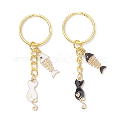 Подвесные брелки из сплава эмали&nbsp;KEYC-JKC01281