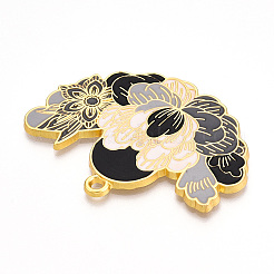 Подвески из эмалированного сплава с гальванопокрытием&nbsp;ENAM-N056-395-G