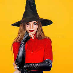 Длинные перчатки без пальцев из полиэстера&nbsp;AJEW-WH20018-117B