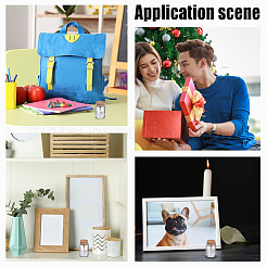 Пустые бутылки из прозрачного стекла&nbsp;AJEW-NB00012