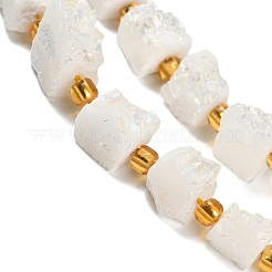 Гальванические натуральный druzy шарики агата стренг&nbsp;G-G289-01E