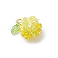 10 шт. 10-х цветные подвески из гальванического стекла&nbsp;PALLOY-MZ00861