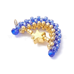 Стеклянные подвески из бисера&nbsp;PALLOY-MZ00897-01