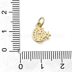 Латунные микро проложить кубического циркония подвески&nbsp;KK-D431-020C-G