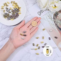 Сплавочные овальные бусины тибетского стиля &nbsp;PALLOY-PH0005-14