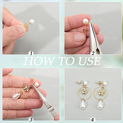 Фурнитура для сережек-гвоздиков из нержавеющей стали 304&nbsp;EJEW-SP0001-17H