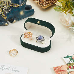 1шт прямоугольная бархатная коробка для парных колец&nbsp;CON-BBC0001-20B