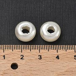 Abs пластмасса имитация жемчуг rondelle большая дыра европейские бисер&nbsp;X-MACR-S256-A41