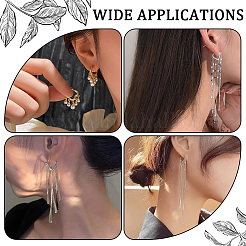 16 шт. 4 стиля латунных сережек-колец&nbsp;KK-BBC0014-50