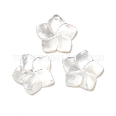 Подвески из натурального белого жемчуга&nbsp;LS-X-SSHEL-G014-60-1