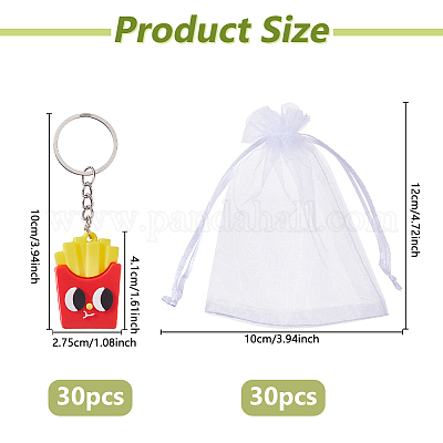 30шт пластиковый брелок&nbsp;KEYC-DC0001-36-1