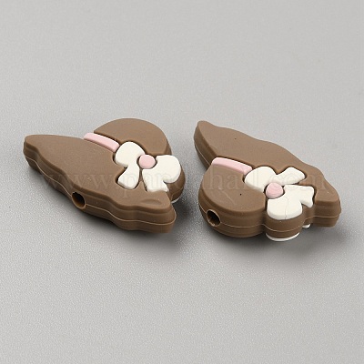 Силиконовые бусины&nbsp;SIL-WH0010-11Q-46-1