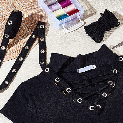 5 ярд хлопчатобумажных лент со стальными люверсами&nbsp;OCOR-GA0002-18C-1