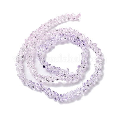 Прозрачные стеклянные бусины&nbsp;GLAA-H023-03I-1