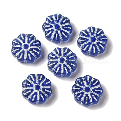 Прозрачные бусины лэмпворк&nbsp;LAMP-P065-03A-08-1