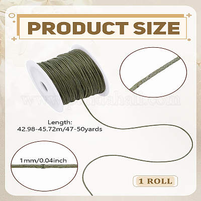 47~50 ярд вощеных шнуров из хлопчатобумажной нити&nbsp;YC-LP0001-06F-1