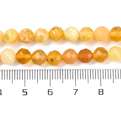 Природные желтые опал бусины пряди&nbsp;LS-G-F770-C08-05-1