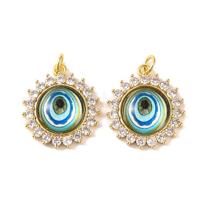 Стойки обшивки латунь микро проложить Циркон подвеску KK-H486-21G-05-1