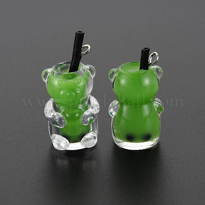 Подвески из непрозрачной смолы RESI-T052-03C-1