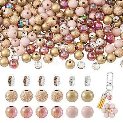 100 шт. 2 цвета акриловые бусины&nbsp;ACRP-TA0001-04-1