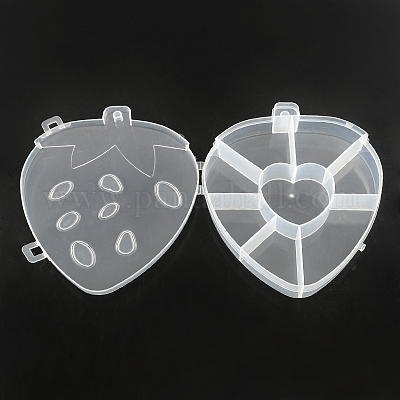 Клубника пластиковые контейнеры для хранения бисера&nbsp;CON-Q023-04-1