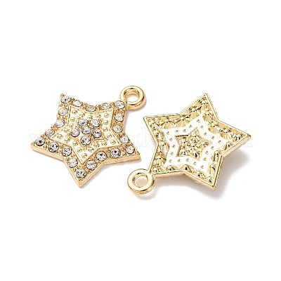 Сплава с стразами подвески&nbsp;X1-FIND-H051-09G-1