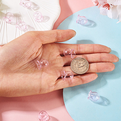 10 шт. стеклянные колпачки для изготовления колокольчиков GLAA-BY0001-05E-1