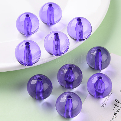 Прозрачные акриловые бусины&nbsp;MACR-S370-A20mm-748-1