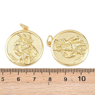 Латунные подвески&nbsp;KK-P339-01B-G-1