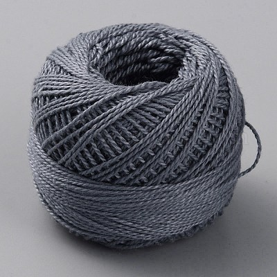 Хлопковые нитки №8 для вязания крючком&nbsp;OCOR-WH0071-89B-1