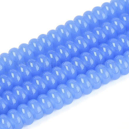 Имитация нефритовые четки стекла&nbsp;GLAA-ZX008-6mm-17E-1