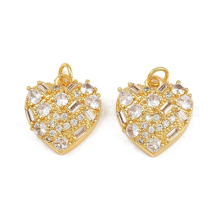 Латунные микро проложить кубического циркония подвески KK-C132-01C-G-1