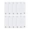 8Pcs Cotton Extension Mat, White, 110x75x1~4mm