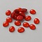 Resin Cabochons, Oval, Red, 10x8x4mm