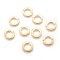 304 Stainless Steel Links connectors, Ring, Golden, 16x0.5mm, Hole: 1.4mm