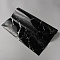 5M Self-Adhesive PET Waterproof Marbling Wall Stickers, for Wall Decorations, Black, 400mm