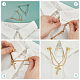 4 шт. броши-цепочки из сплава&nbsp;JEWB-FH00029-5