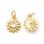 Подвески из латуни с кубическим цирконием KK-H436-02G
