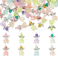 32 шт. подвески из акрила и стекла 8 цветов&nbsp;PALLOY-TAC0175