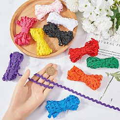 50м 10-х цветная волнообразная бахрома&nbsp;OCOR-GF0003-48A