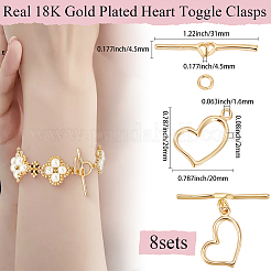 8шт латунные застежки&nbsp;KK-BBC0018-89