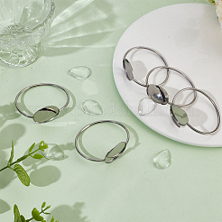 5 шт. браслет-капля из нержавеющей стали 304&nbsp;STAS-HY0001-75