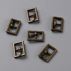 Мини-пряжки из сплава с центральным стержнем&nbsp;FIND-WH0135-34AB