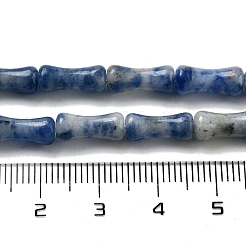 Натуральное синее пятно нитки из бисера яшмы G-Q178-A16-01