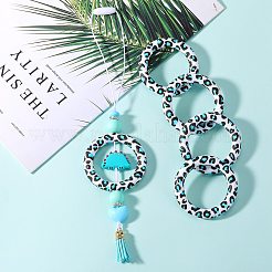 5 шт. кольцо из пищевого экологически чистого силикона фокусные бусины&nbsp;JX893A