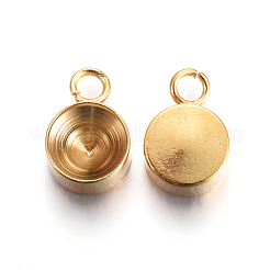 201 оправа для подвесок из нержавеющей стали со стразами&nbsp;X-STAS-P223-19G-7mm