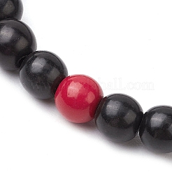 Браслеты из синтетических бирюзовых бусин для женщин и мужчин&nbsp;BJEW-JB11547-01