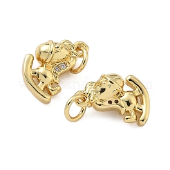 Латунные микро проложить кубического циркония подвески&nbsp;KK-P325-12G