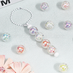 20 шт. акриловые печатные бусины с УФ-покрытием&nbsp;TACR-SC0001-46A